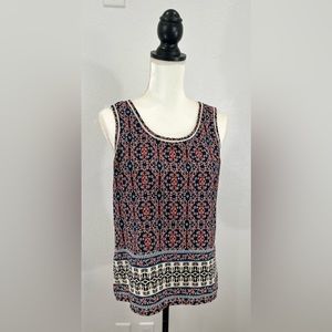 Skies are Blue Adorable Sleeveless Top with Triangle Cut Out Back